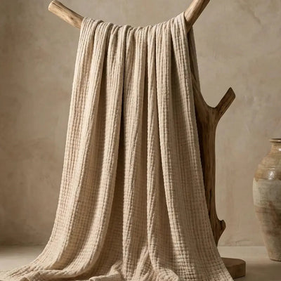 Couverture 100% Mousseline de Coton